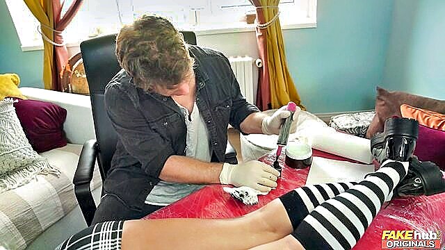 Michael Fly, Tabatha Lust - tabatha lust michael fly in hot tattoo action fakehub