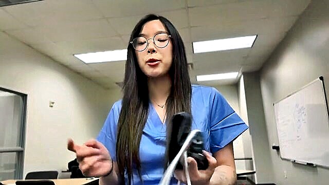 Elle Lee - watch elle lee seduce her intern pound him hard in this wild asian pov video