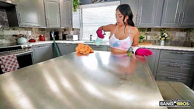 Melztube - melztube the busty latina maid is ready to suck and ride in hd