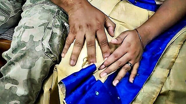 watch mallus hot half saree romance with vaishnavy and sharun raj with white girls big boobs bouncing : Vaigavarun45