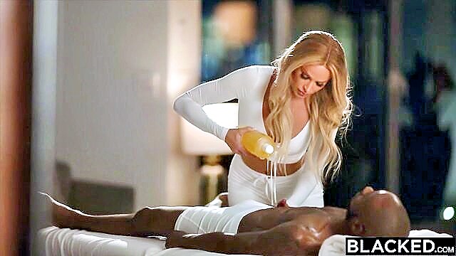 Emma Hix, Anton Harden - emma hix gets her throat stretched out by anton hardens massive cock before getting a creampie Blacked
