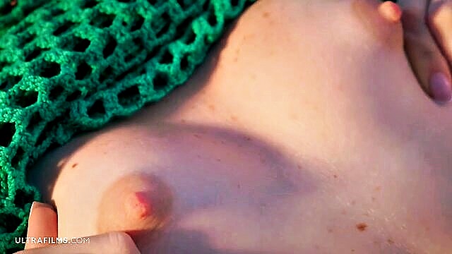 blonde girl, park fuck, lucky guy - bella spark on bed