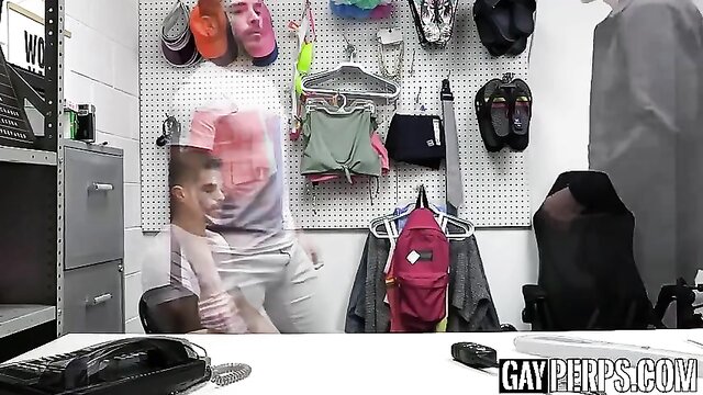 twink, uniform, pale - homo perp blowjob