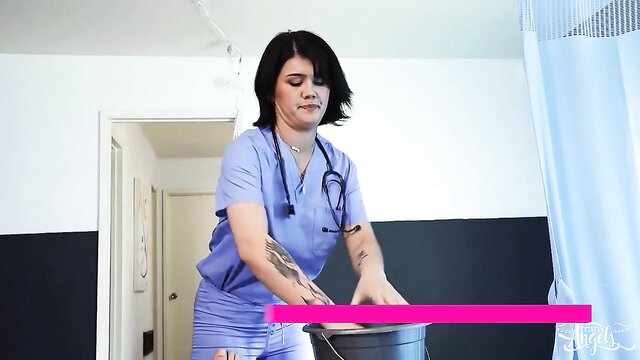 shemales, hardcore, domination - nurse daisy blowjob