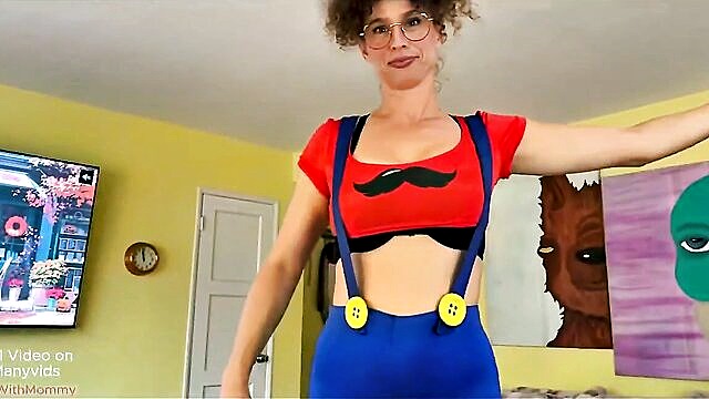 stepmom, fuck game, anal adventure - vibewithmommy anal game