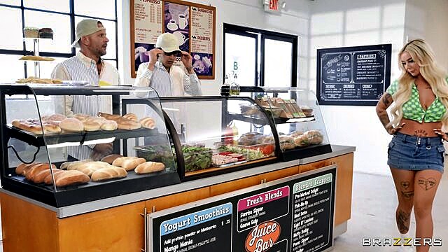 sneaky sub shop employee : Brazzers