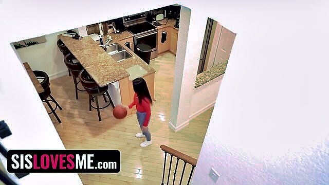 on her, step sibling, perfect booty - step siblings dick stretched to the limit by sexy teens bouncing ass