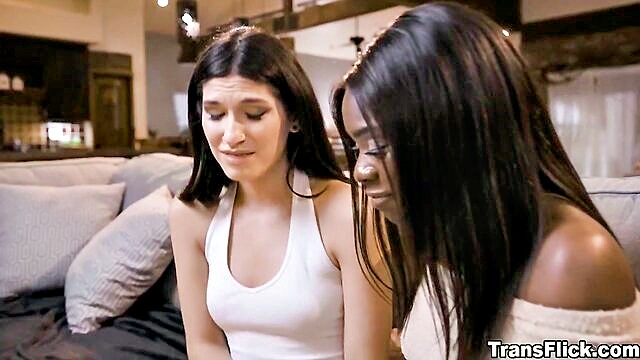 Ana Foxxx - ana foxxx gets her sweet ebony pussy licked and fingered by zariah aura transsexual transgender shemale