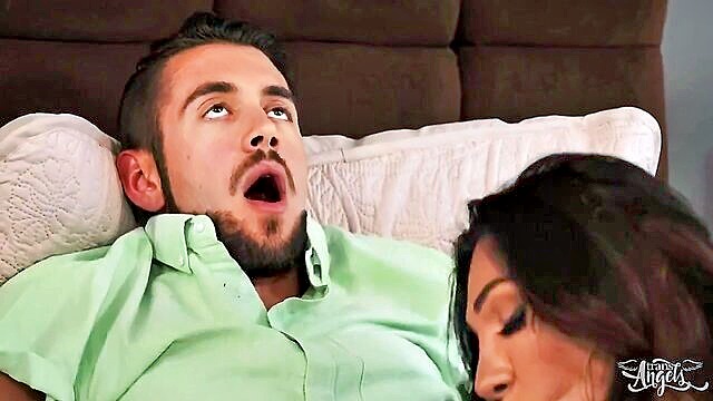 shemales, domination, hardcore - watch titty brunette ts get dominated fucked hard in bed