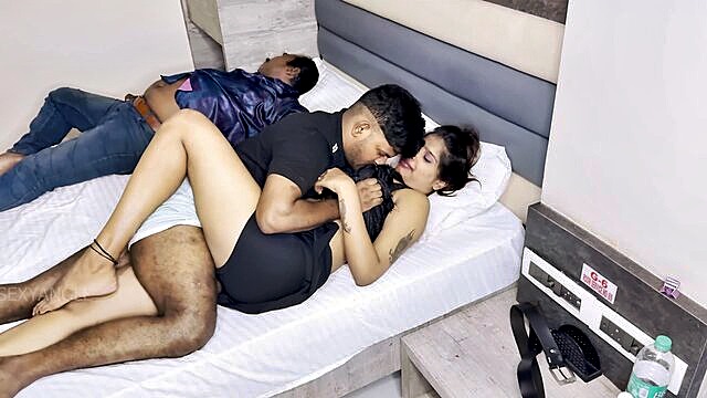 amateur fucking, 18 year old indian, 18 year old indian girl - big black cock goes deep in indian plumpers sleeping hubbys facehole compilation