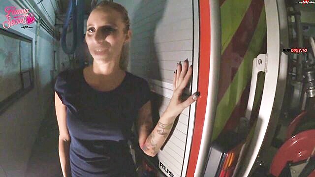 HannaSecret - hannasecret goes wild with big dick pov style in diefeuerwehr