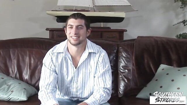 southernstrokes, young, gay - gay jock masturbates