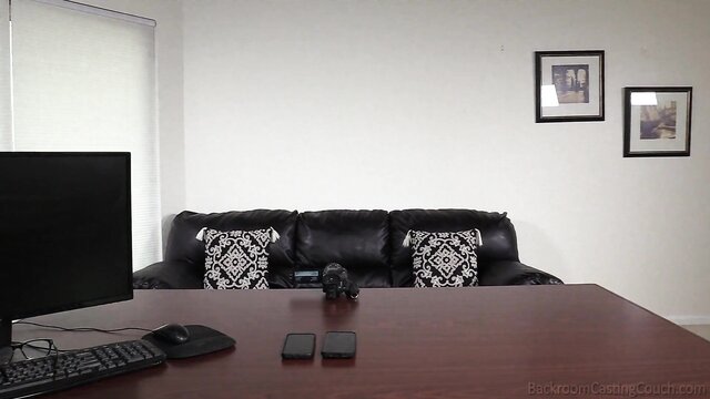 brunette, out of, her ass - victoria backroom casting couch