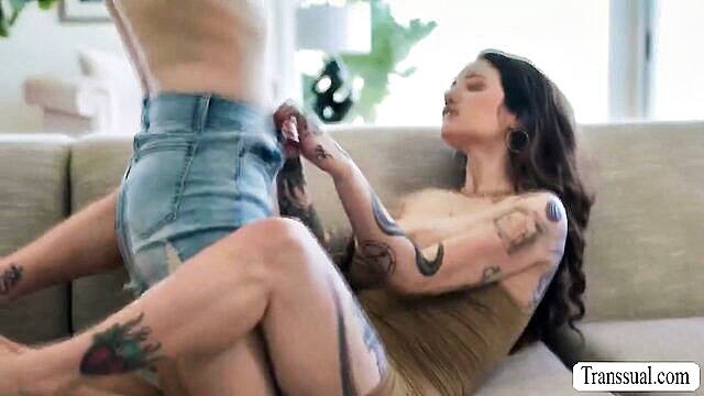 Arabelle Raphael - arabelle raphaels stepdaughter bangs her dripping wet pussy like a pro tranny transexual shemale
