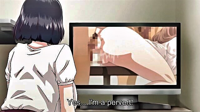 masturbating, pissing, double penetration - brother pounds his perverted sisters tight asshole while she moans in pleasure