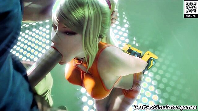 metroid, samus aran, big ass - sexy blonde samus aran gets pounded in hot 3d porn compilation