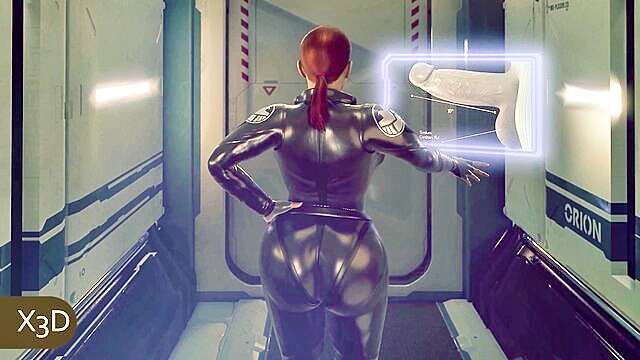 huge dick, avengers, uncensored - natashas juicy booty takes on a massive black dick