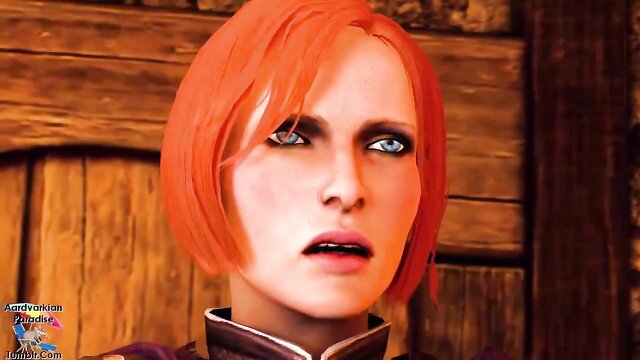 redhead, short hair, fantasy - dragon age leliana pov