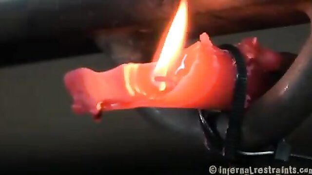 candle wax torture : Infernal Restraints