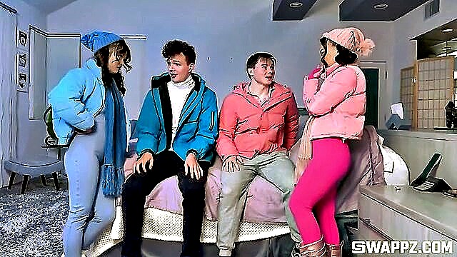 Lulu Chu, Kimmy Kimm - lulu chu kimmy kimm our pussy withdrawal ends with a snowed in swap