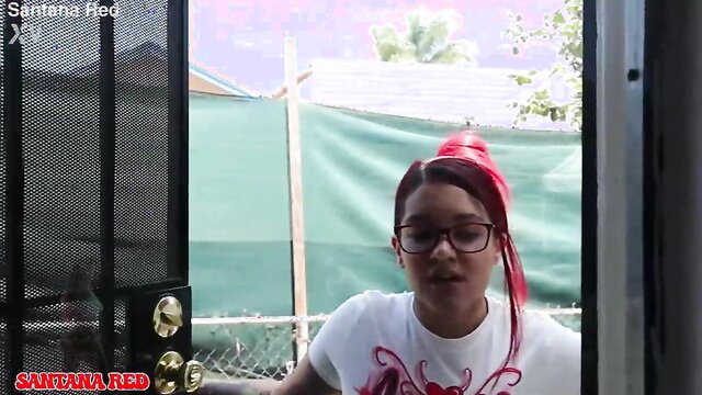 Santana Red - mexican hottie with natural tits gets a new guitar in exchange for favors Santana Red