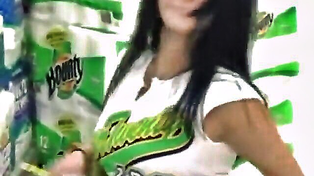 big tits, latina, babes - latina shops in skimpy top and shorts sex video