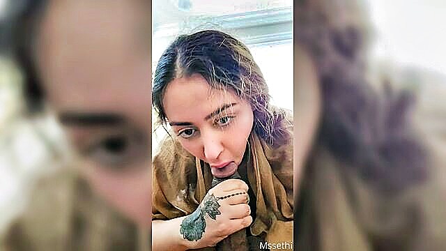 Ms Sethi - ms sethi closeup blowjob