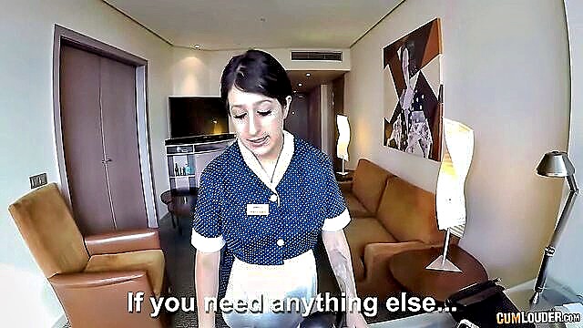 cumshot, blowjob, hardcore - room service blowjob