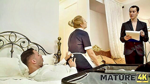 Laura, Oliver Trunk - mature blonde riding dick