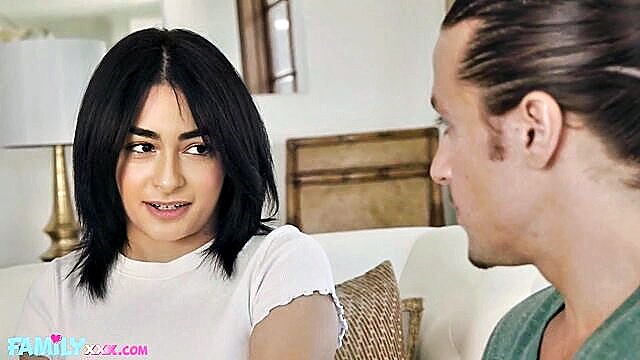 doggystyle, natural tits, hardcore - vanessa moon stepsis