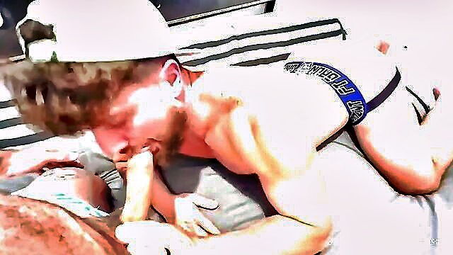 tattoo, orgy, stud - gay orgy with twink