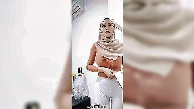 teen, amateur, asian - hijab mulus crot