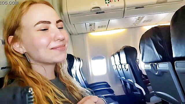 Bella Mur - bella murs airplane masturbation and oral pleasure Bella Mur