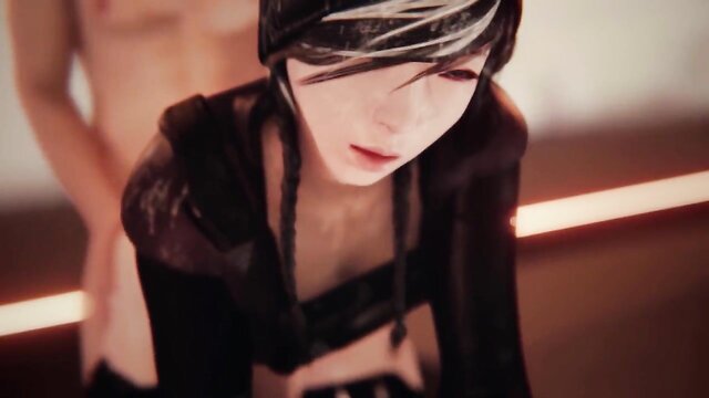 anime hentay, anal sound, analed - animation with sound dokkaebi gets an anal creampie