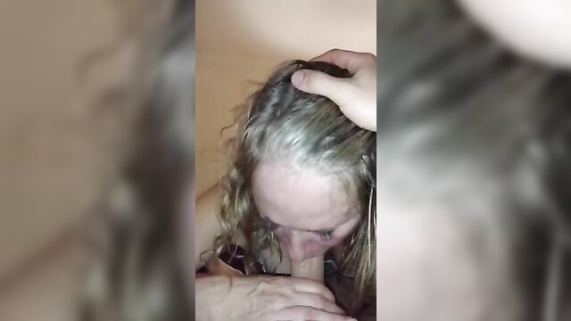 King Cock - american milf gives a sloppy blowjob Milf