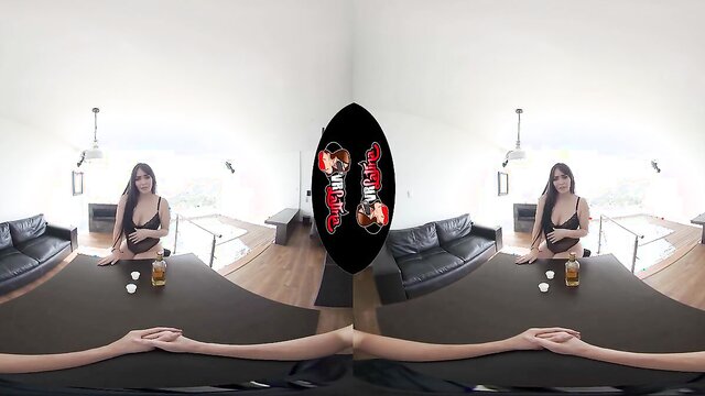 180° vr porn with a busty latina milf : VR Latina