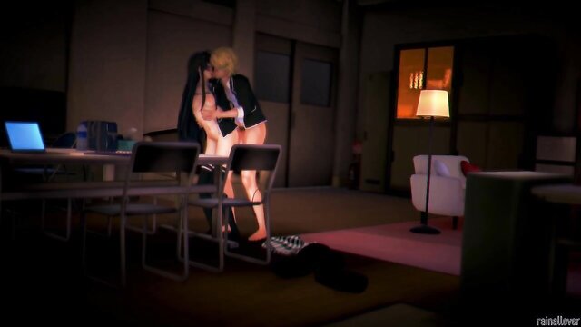 ntr, cheating, standing - yukino x hayato video