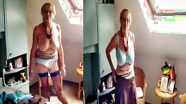 Big Tit Blonde - tribute for a older women this wifi is very sexy Men