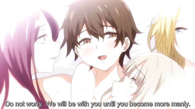 creampie, double blowjob, harem - imaizumi hentai orgy