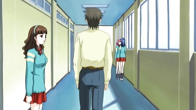 virgin, busty, harem - hentai teacher fucks virgin