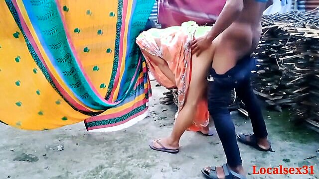 Village Bhabhi, Desi maid - husbandless indian housewife fucks in her village abode with a farmer