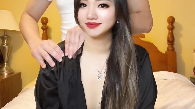 Asian Amateur - asian massage leads to fingering and teen sex Jennie Vu