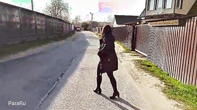 Shameless, ParaRu - public nudity with shameless wife ParaRu
