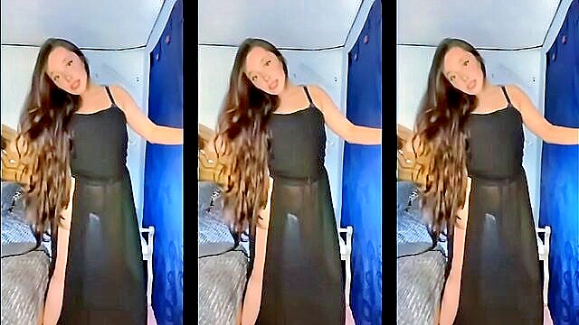 transparent dress, homemade, public - transparent dress compilation