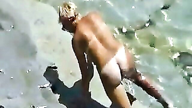 hardcore, on beach, outdoor - amateur beach sex video