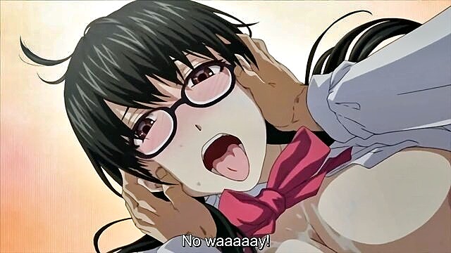 glasses, harem, schoolgirl - hentai yuri strapon