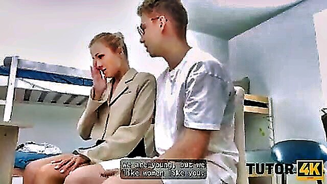 Robien Gun, Kitty Li, Nick Morris, Moonlmp, Malusha, Isabel Rose - young russian teacher tutoring with sexy tricks Tutor4k