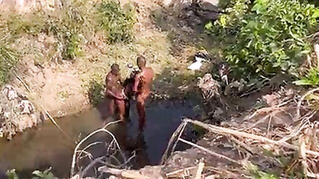 Chikaph, Emris53, Harveyxbush - rough sex in river Itxbush