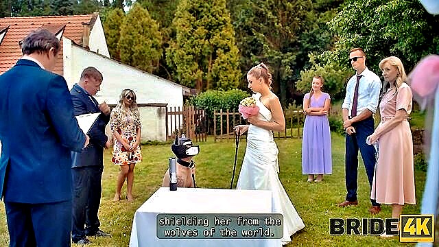 Gina Gerson, Raul Costa, Ricky Rascal - wedding bride porn compilation Bride 4K