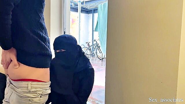 Muslim Girl, Sex_associates - shock and fascination my pregnant neighbor in hijab discovers me masturbating and requests to touch my uncircumcised penis Sex_associates